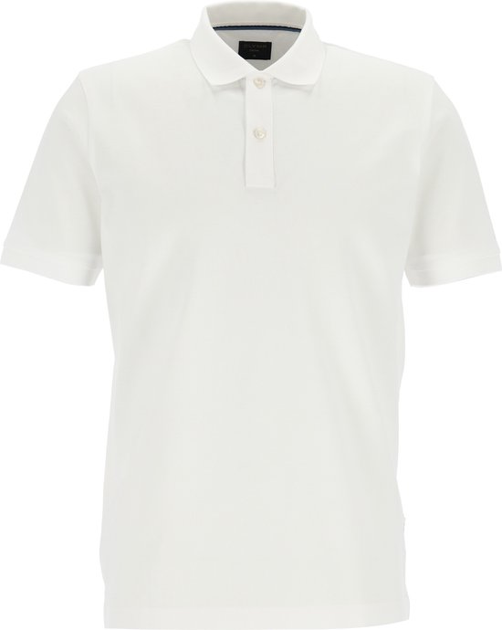 OLYMP Poloshirt Piqué Wit - Maat M - Heren