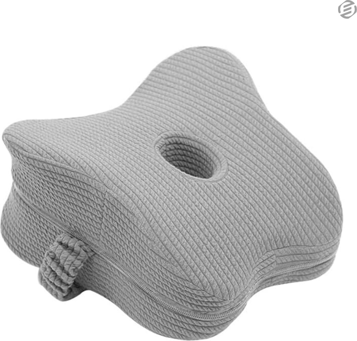 Goedkoopste Equivera kniekussen voor in bed - kniekussen - beenkussen - kniekussen voor in bed zijslapers - kniekussen orthopedisch - kniekussen traagschuim