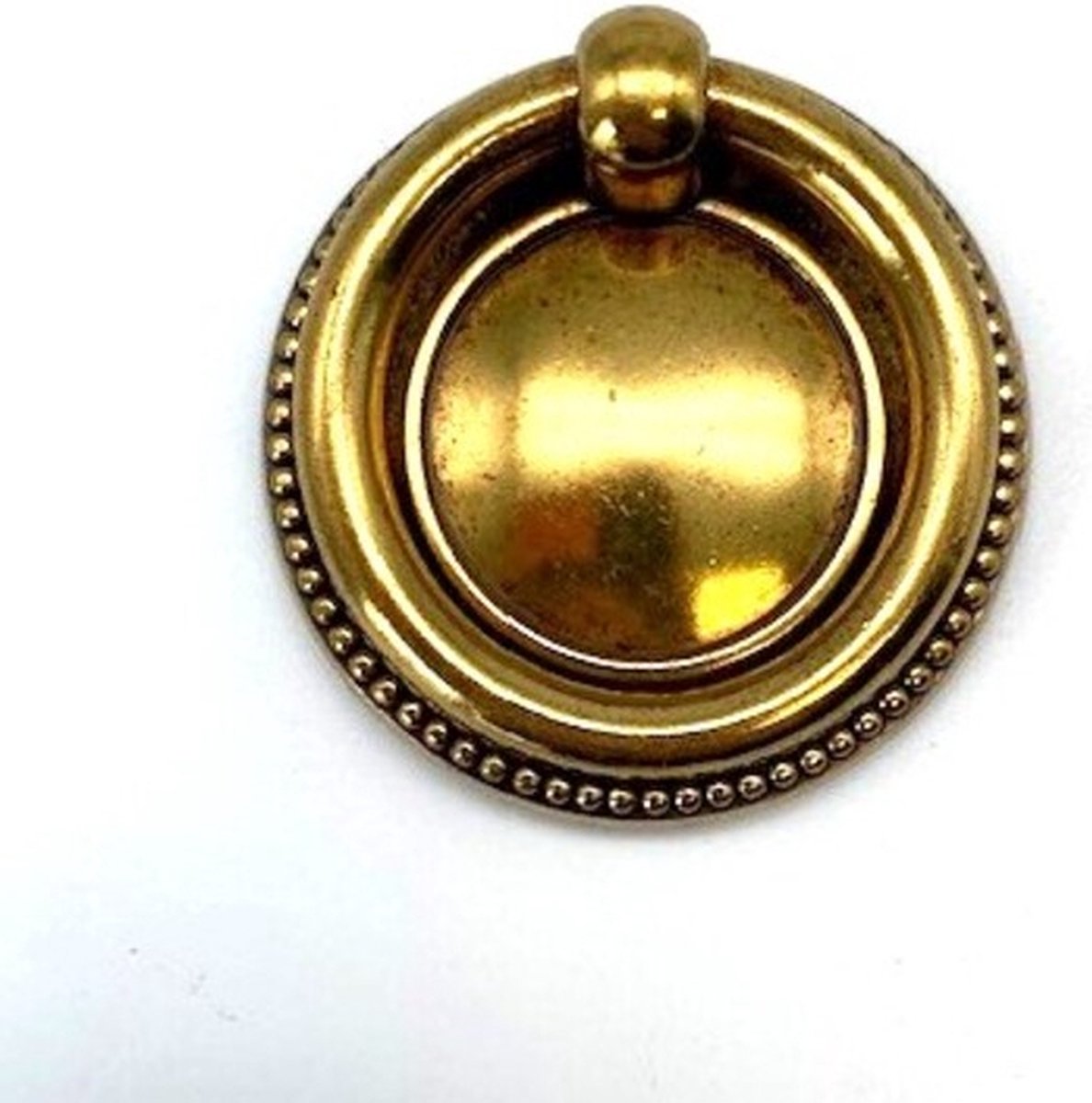 Ringgreep Messing groot 57mm