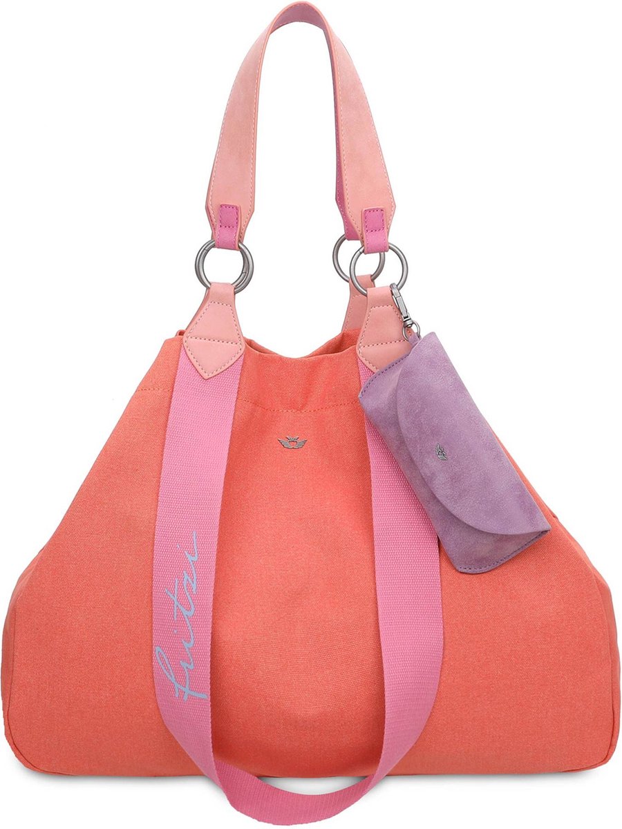 Fritzi aus Preußen Schoudertas Canvas Izzy Bag Fruity Oranje