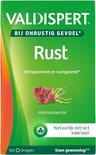 Valdispert Rust verpakking met groen en oranje design. 50 dragees. Natuurlijk product.