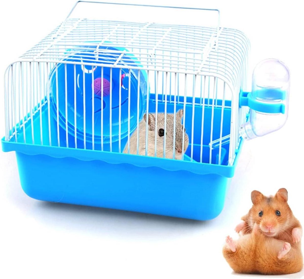 Villa Pet Cage Cage à Hamster Portable avec Accessoires de