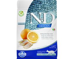 N&D Ocean kattenvoeding Haring met Sinaasappel 300 gr.