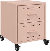 Componibili Bio Cabinet, Container 2/3/4 Compartments, Runder Nachttisch mit Schubladen, Beistelltisch mit Schiebetür, Moderner Side-Table(Off White,2 Tier
