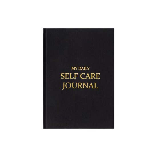 Consumerce® Journal de soins personnels en 5 minutes - 160 pages - Zwart - Boek de soins personnels - Planificateur d'amour de soi - Journal de soins - Temps de gratitude pour vous-même - Journal de gratitude - Carnet