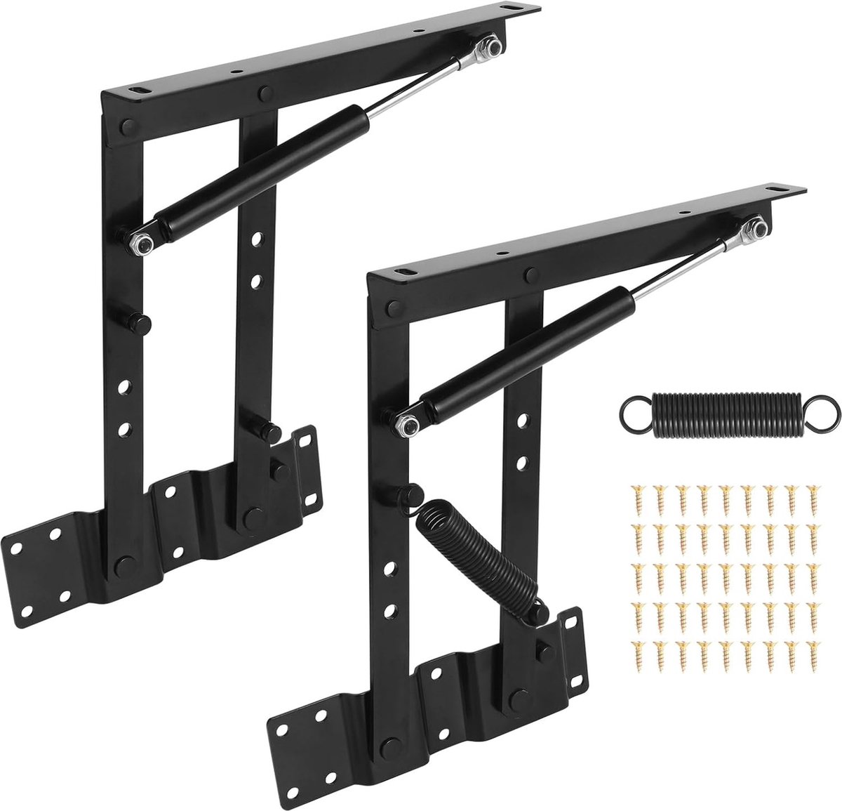 Verstelbare Opvouwbare Salontafel Met Veerscharnier - Innovatief Hydraulisch Design Voor Stijlvolle Ruimtes
