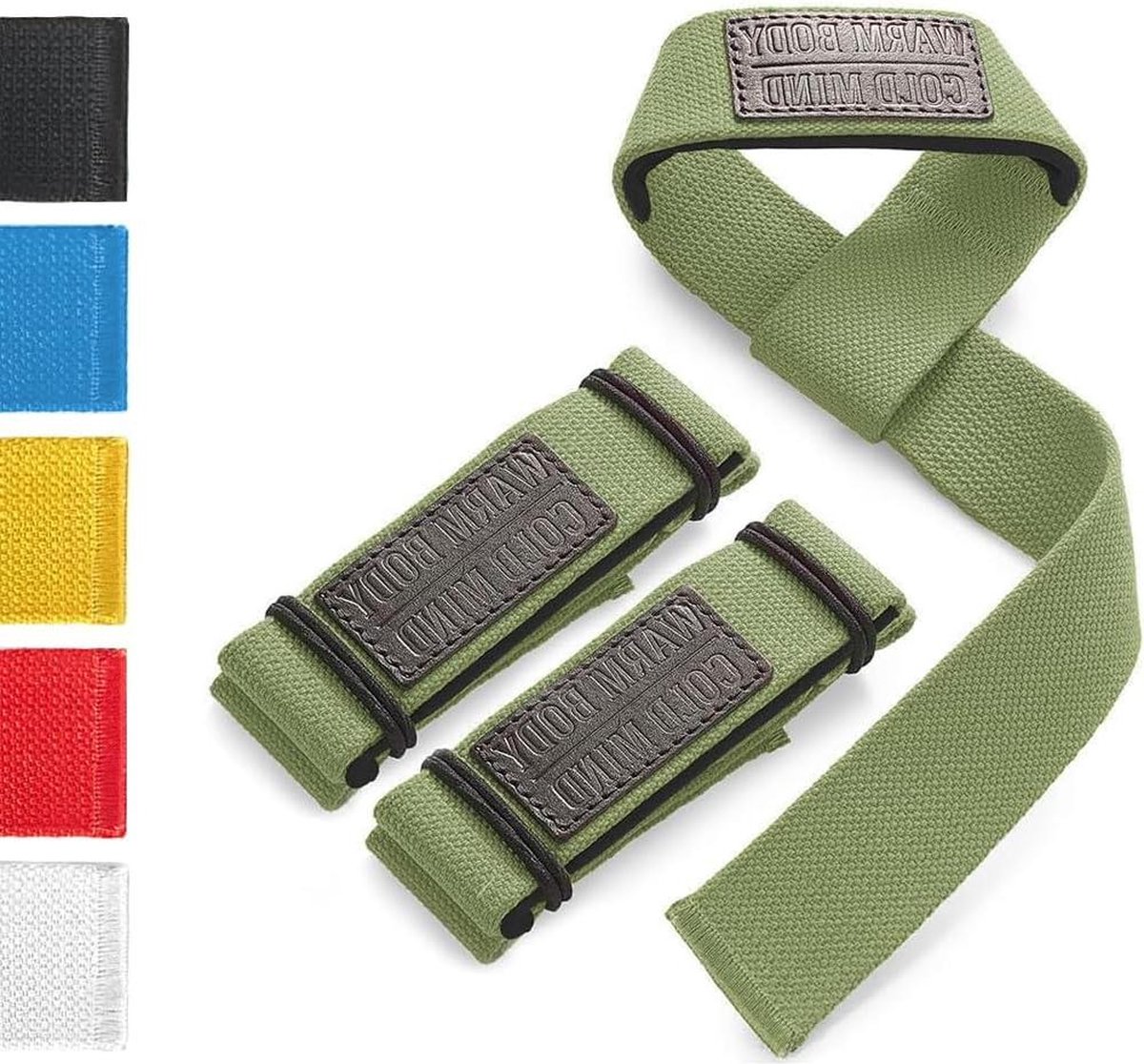 Lasso Lifting Straps - 350 KG Getest - Neopreen Wrist Straps voor Fitness Gewichtheffen - Vrouwen Mannen