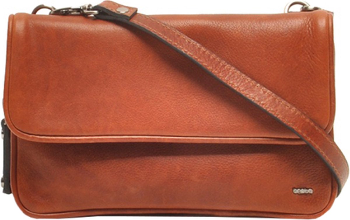 Berba | Lucca | Telefoontasje / Crossbodytas | Dames | Leer | Cognac