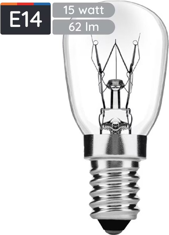 Avide E14 Koelkastlamp 15W 220-240V - 62lm - 3000K - Koelkastlampje ...