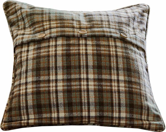 LOBERON Housse de coussin Celestria marron/beige