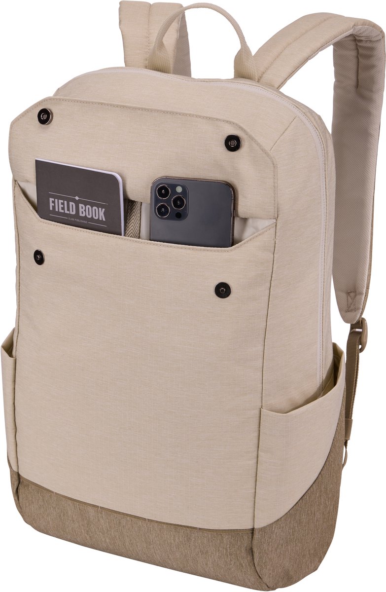 THULE Vrije tijd rugzak Rugzak met laptopvak Lithos Backpack 20L Pelican Gray / Faded Khaki Beige – foto 2