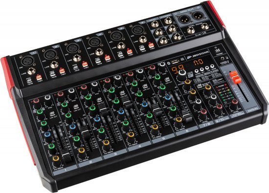 JB Systems DE 600 4 kanaals mixer met digitale echo | Bax Music