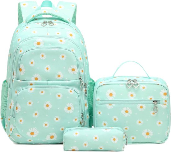 Reisrugzak School Chaqlin Schoolrugzak Voor Kinderen, Laptop, Lunchrugzak Met Geïsoleerd Koelvak, Jongens, Meisjes, Boekentassen, Reisrugzak, Bruin