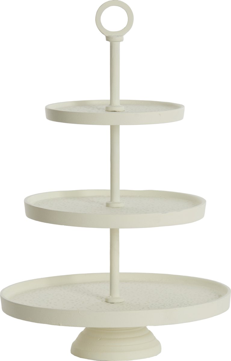 Light&living Etagere 3 laags Ø32x48 cm LUTEK crème