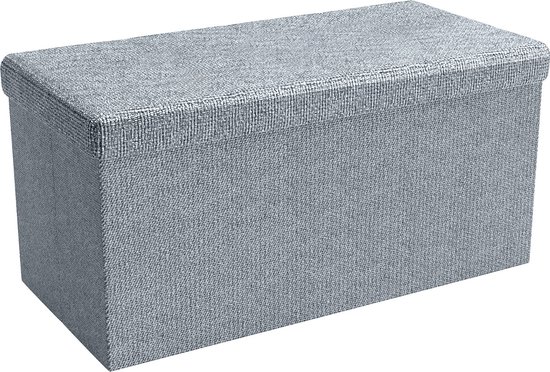 Style home Set van 2 krukken, zitbank met opbergruimte, opvouwbare