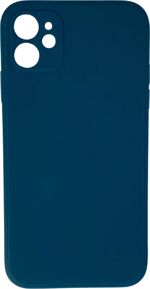 Smartphonehoes - telefoonhoesje - geschikt voor iPhone 12 - oceaanblauw - flexibel