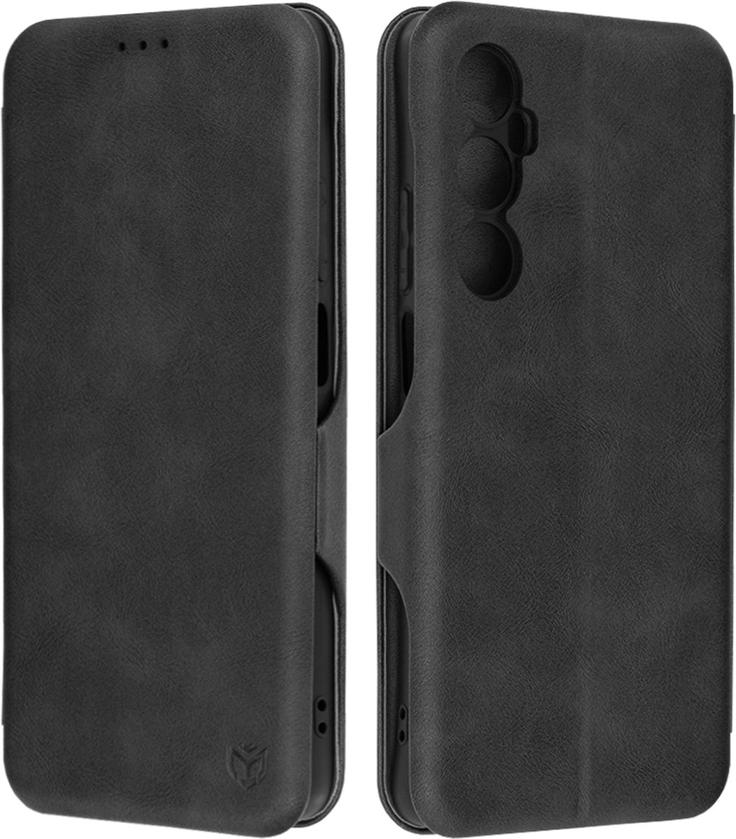 Techsuit Safe+ Book Wallet Case hoesje voor Realme C65 - Zwart