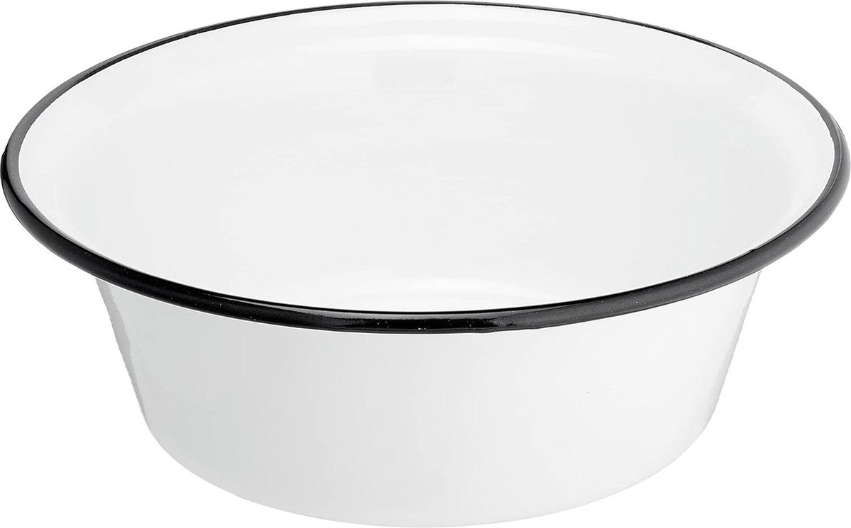 Image of 32 cm wit-zwart kommen
