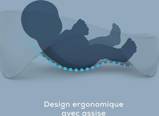 Uitbreidbaar babybadje hygiënisch comfortabel sneldrogend - 2-in-1 met geïntegreerde babywip van Lorelli — afbeelding 3