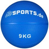 ScSPORTS - Medicine Ball - Medicine Ball - Caoutchouc - 9 kg - Blauw - Ø env.28 cm