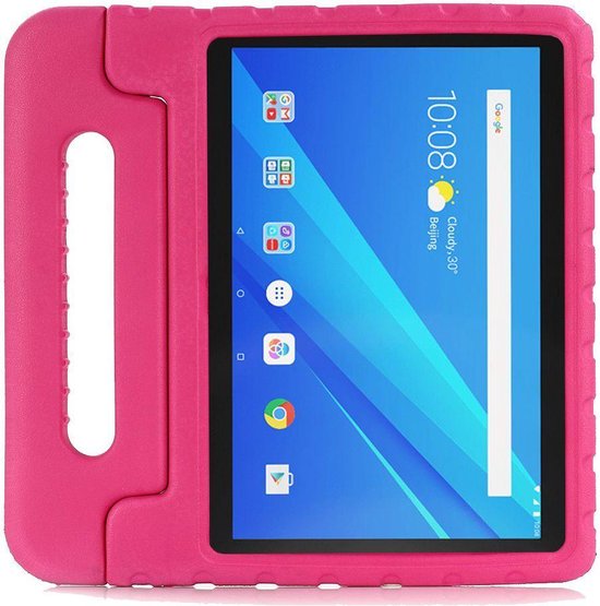 Ten einde raad Volgen Faculteit Lenovo Tab 4 Kinder Tablethoes met Handvat Roze | bol.com
