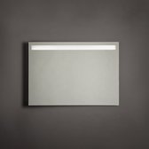 Adema Squared spiegel – Badkamerspiegel – Met verlichting – 100x70 cm