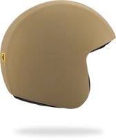 TOF SKIN - Burnt Caramel - losse Skin - LET OP: Past alleen op een TOF BASE HELM (Scooter helm - Brommer helm - Motor helm - Jethelm - Fashionhelm - Retro helm)