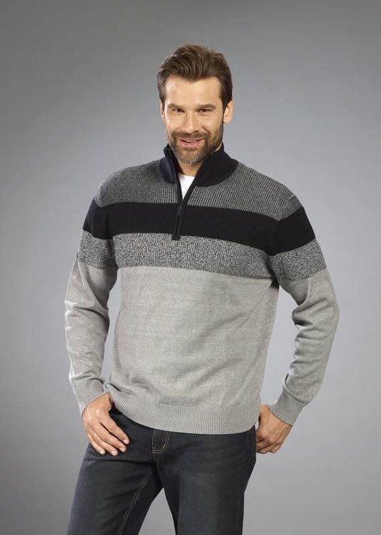Rusty Neal Heren trui grof gebreid neon pullover streetwear-basics
