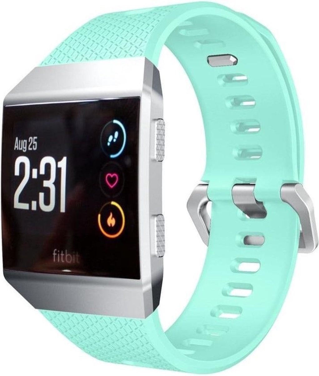 watchbands-shop.nl Siliconen bandje - Fitbit Ionic - Turkoois