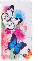 Nokia 5 Portemonnee Flip Hoesje Print  Butterflies