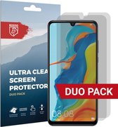 Rosso Screen Protector Ultra Clear Duo Pack Geschikt voor Huawei P30 Lite | TPU Folie | Case Friendly | 2 Stuks