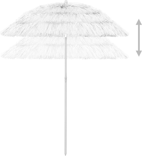 SUN & SURF Sombrilla de Playa PREMIUM con Ventilación 180 cm Mástil Inclinable Punta TWISTER y Junta de Doble Seguridad UPF 50 UV