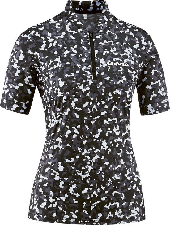 Dames UPF 50 Rash Guard Shirt Wandelen Lange Mouw Top Sneldrogende Zonneshirts, Wit, XXL