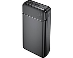 MaXlife, Powerbank 20000mAh 2 USB Uitgangen 2.4A, Zwart