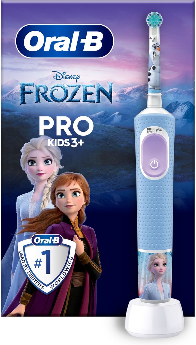 Afbeelding van Oral-B Pro Kids Elektrische Tandenborstel - Frozen Editie - Voor Kinderen Vanaf 3 Jaar
