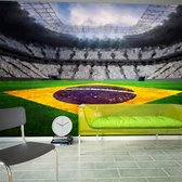 Fotobehang - Braziliaans stadion, voetbal