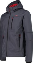 Sweat à capuche Zip CMP Softshell - Titanio-ferrari - Taille Herren_Eu 46