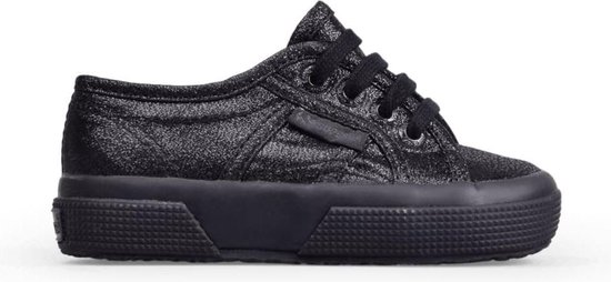 Superga - Meisjes Sneakers Lamej Total Black - Zwart - Maat 27