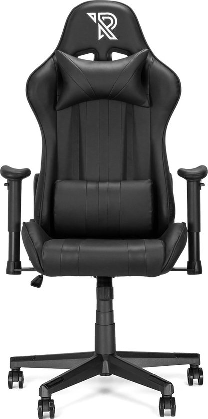 Ranqer Felix Gamestoel - Gaming Chair / Gaming Stoel - Ergonomische Bureaustoel - Verstelbaar armleuningen - Zwart