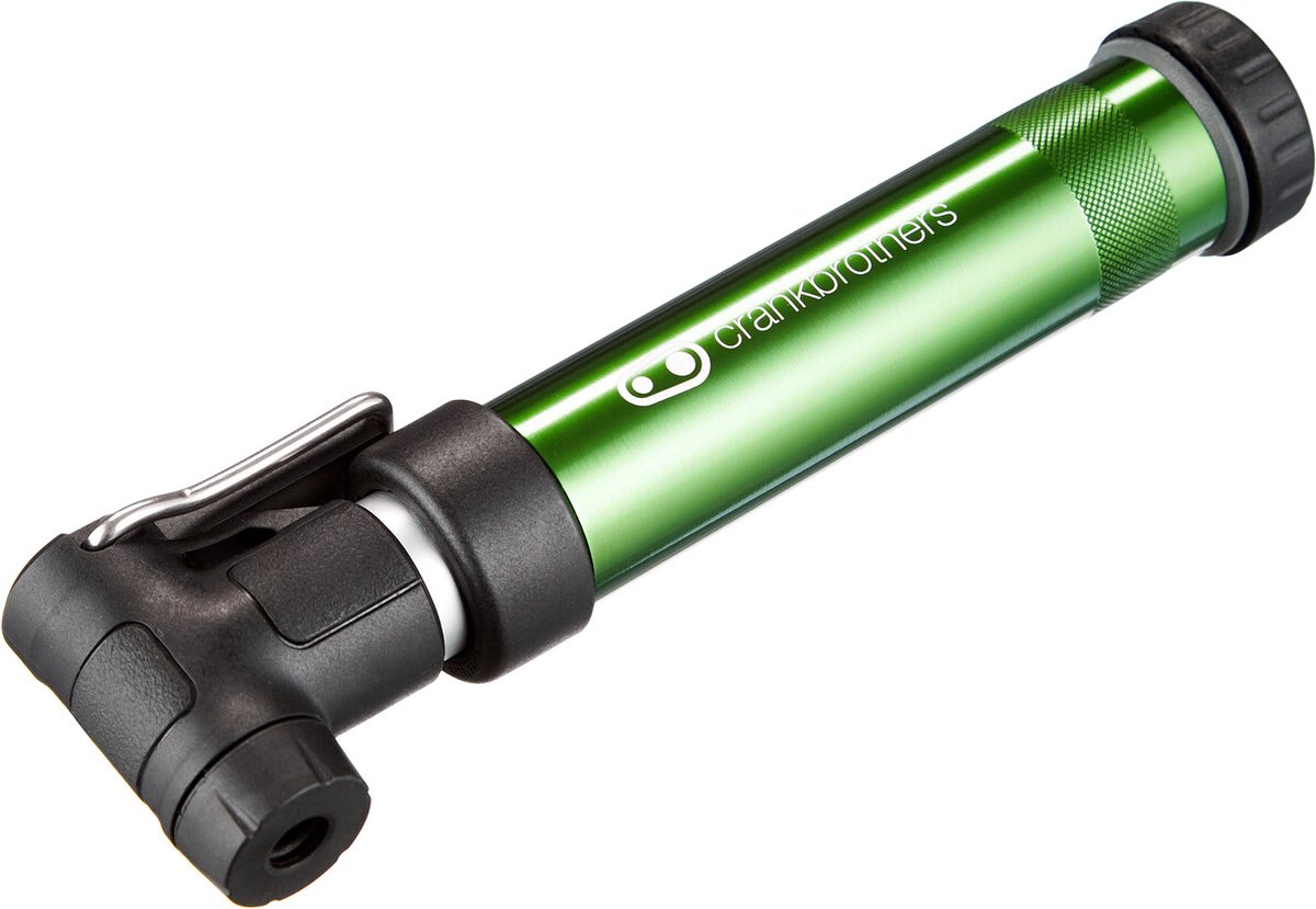 Crankbrothers handpomp Gem aluminium groen
