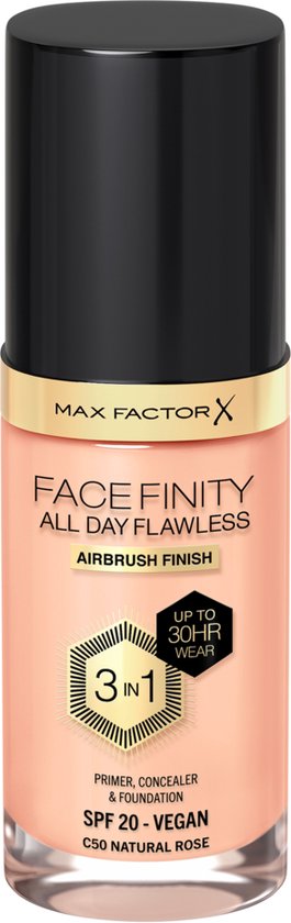 Max Factor Facefinity All Day Flawless Foundation - C50 Natural Rose
