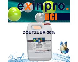 exinpro®Zoutzuur 30% | 5L | HCl | Voor het verwijderen van cementsluier en opfrissen van gevels | Etsen van beton en staal
