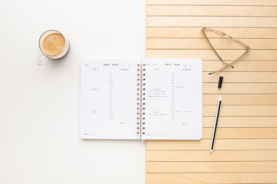Planbooks - Daily Planner - To Do Planner - Dagplanner - To Do Lijst - A5 ringband