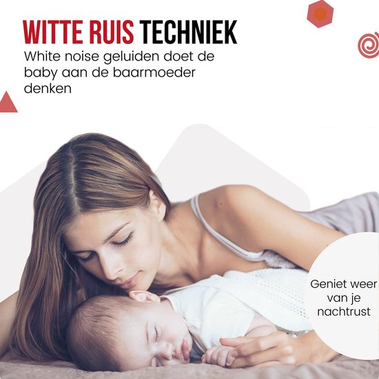 White Noise – White Noise Machine – White Noise Baby – Witte Ruis – Draadloos en Oplaadbaar Muziekdoosje