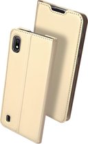 Dux Ducis - pro serie slim wallet hoes - Geschikt voor Samsung Galaxy A10 - Goud