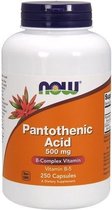 Pantotheenzuur, 500 mg (250 Capsules) - Now Foods
