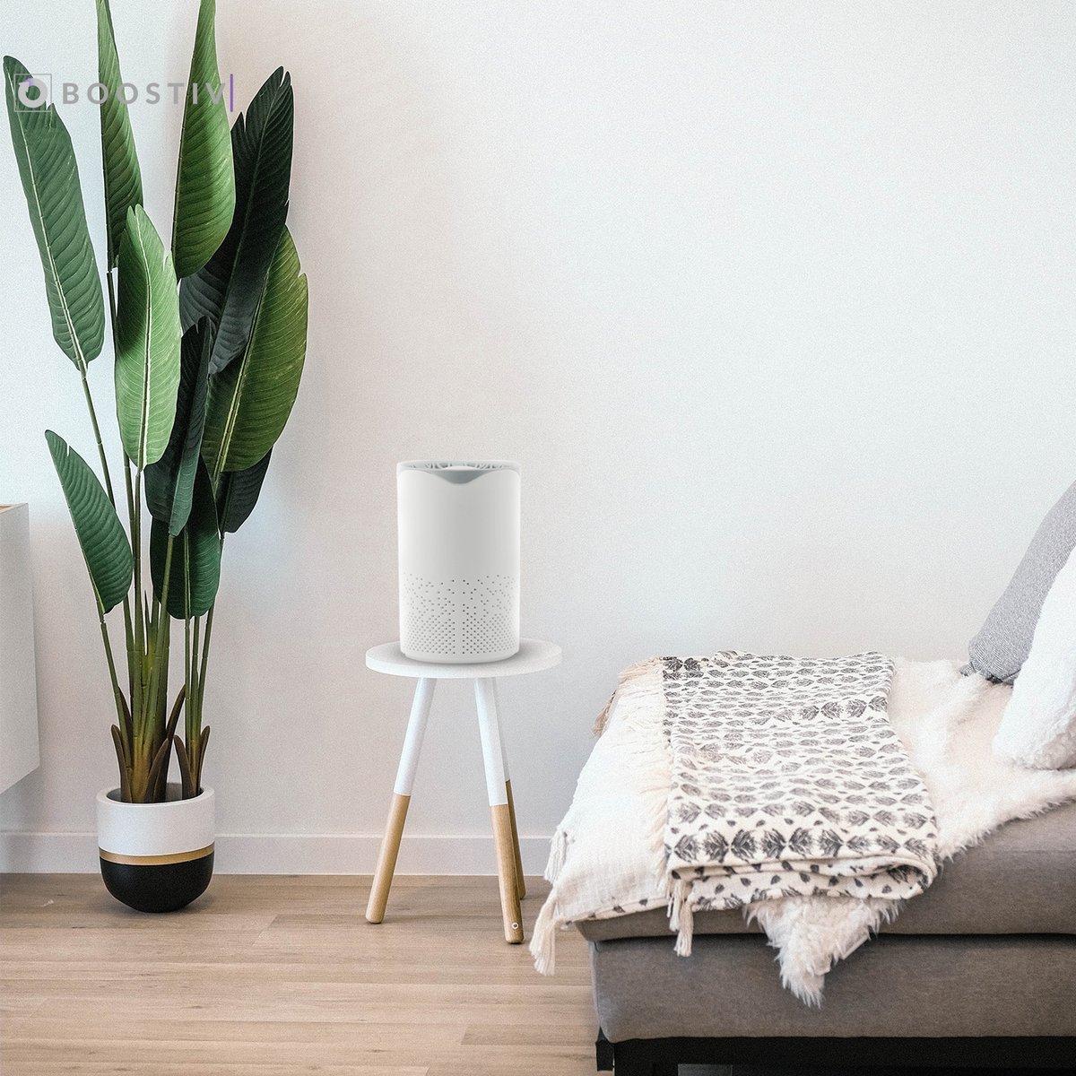 Luchtreiniger - Air Purifier - Mini Luchtreiniger met Ionisator / Actieve Koolstof - Vervangbaar HEPA Filter - UV lamp — afbeelding 7