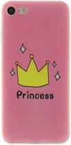 GadgetBay Roze Amsterdam Princess iPhone 7 8 silicone hoesje case cover
