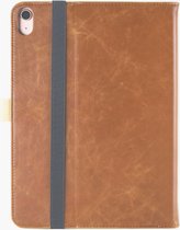 Dasaja iPad 10.9 (2022) étui en cuir marron avec support à 3 positions