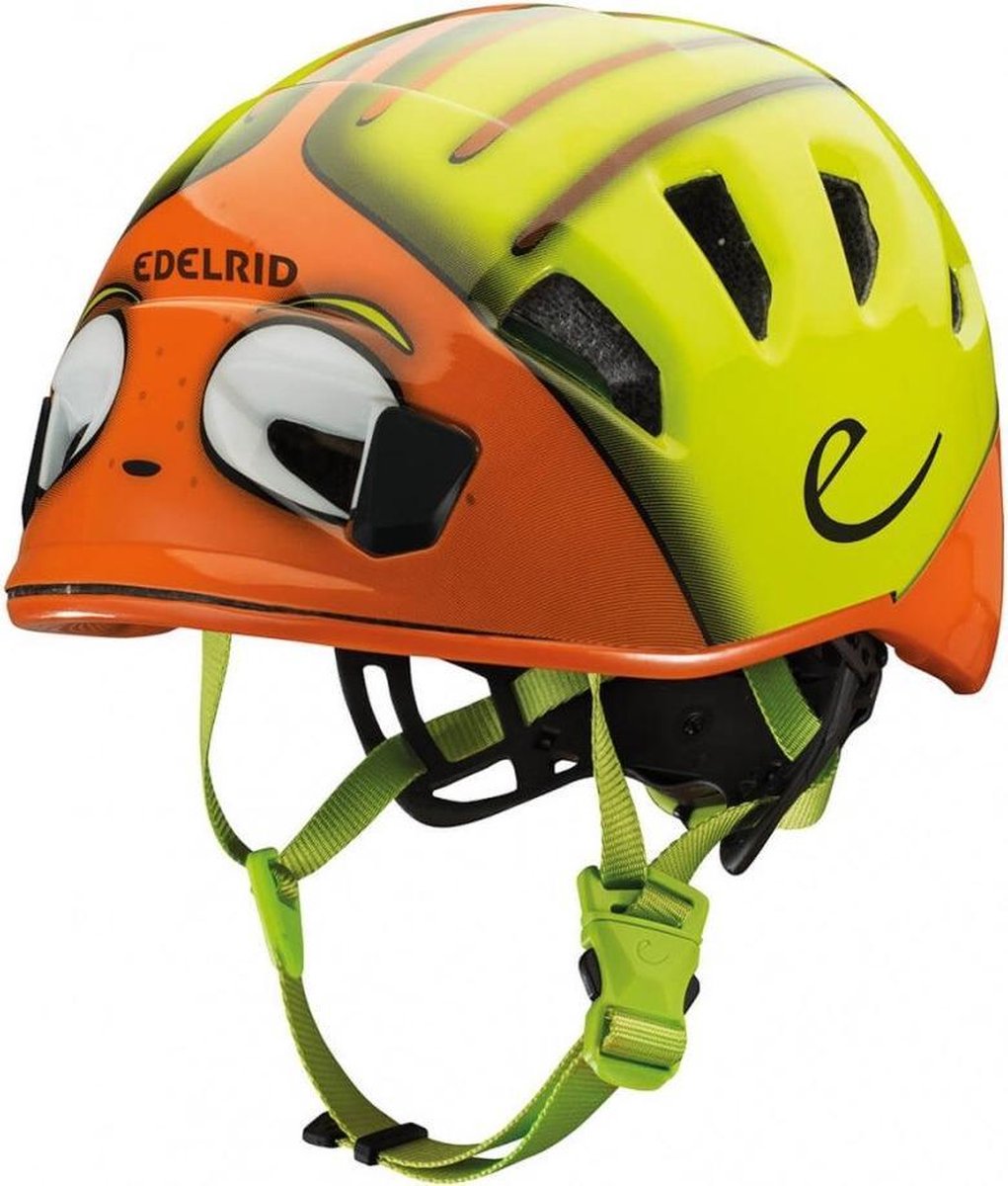 Edelrid Shield II klimhelm Kinderen X4, maat 1 geel/oranje